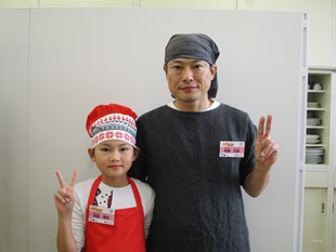 斉藤理玖さん/久弥さん親子