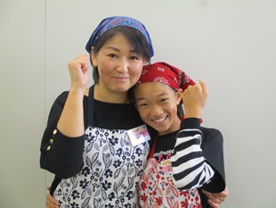 大友由奈さん/貴子さん親子